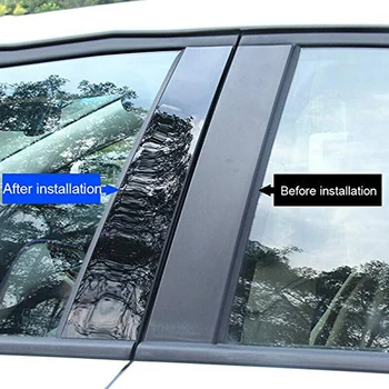 Autó fekete ablakoszlop oszlopok BC oszlopburkolat Mercedes-Benz B-osztály W246 2012 2013 2014 2015 2016 2017 2018 2019
