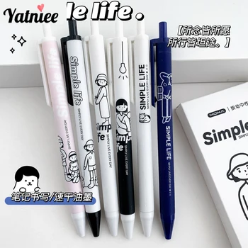 Yatniee 6db aranyos tollak esztétikus írószer Irodai kiegészítők Kawaii tollak Koreai írószerek Iskolai kellékek Tollak íráshoz