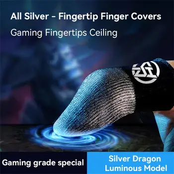 Mobil játék Ujjbegykesztyű Izzadságálló csúszásgátló érintőképernyős ujjvédő ujjvédő Ujjbegyfedél játékhoz Ujjbegyvédő játékosoknak