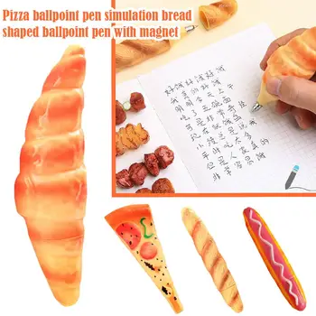 Pizza golyóstoll szimulációs kenyér alakú golyóstoll mágnesszimulációval Kenyér alakú golyóstoll mágnes G8A5 csaphoz