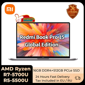 Xiaomi RedmiBook Pro 14 laptop globális verzió Ryzen AMD R5 5500U / R7 5700U 16GB 512GB PCIe SSD Win11 notebook PC Oroszország Spot 0
