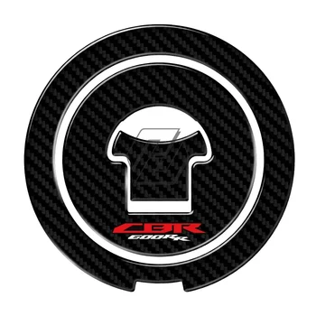 Honda CBR600RR CBR 600RR 2003-2016 3D karbon megjelenésű motorkerékpár üzemanyag-sapka védő matricák
