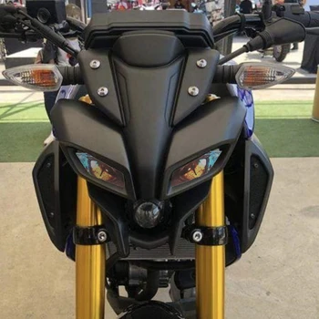 2 db motorkerékpár fényszóró védő matrica burkolat fényszóró matrica Yamaha MT-09 2017, 02 modell & 01 modell 2