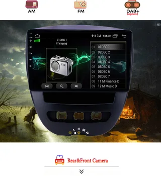Android 13.0 autórádió Peugeot 107 számára Toyota Aygo 2005 2006 2007 2008-2014 multimédia videolejátszó navigáció GPS 2 din DVD 4