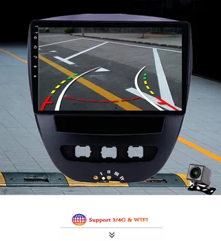 Android 13.0 autórádió Peugeot 107 számára Toyota Aygo 2005 2006 2007 2008-2014 multimédia videolejátszó navigáció GPS 2 din DVD 5