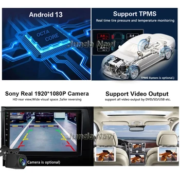 Android 13 Toyota Camry 40 2006 - 2011 DSP AGPS autórádió multimédia videó lejátszó Autoradio sztereó fejegység QLED WIFI 4G 1