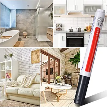6 db csempe habarcs toll helyreállítás konyha fürdőszoba fali padlójelző javítás varrás jelölés háztartási professzionális bézs 2