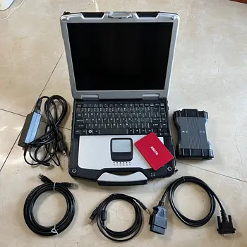 MB Csillag C6 MB diagnózis VCI SD Connect C6 WiFi DOIP Xen-try diagnosztika VCI V2023.12 szoftverrel SSD laptopban CF-30 4G Touch