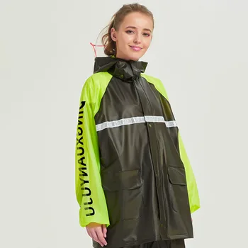 Split motorkerékpár esőkabát ruha Könnyű vízálló kerékpáros esőkabát esőnadrág öltöny női szélálló kabát kapucnis esőfelszerelés