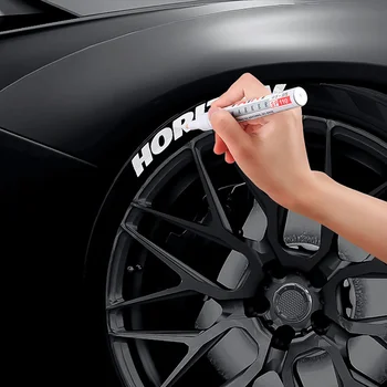 1 darab autófesték toll vízálló autó kerék gumiabroncs olajos festés Mark toll automatikus gumi gumiabroncs futófelület CD fém tartós festékjelölő 1