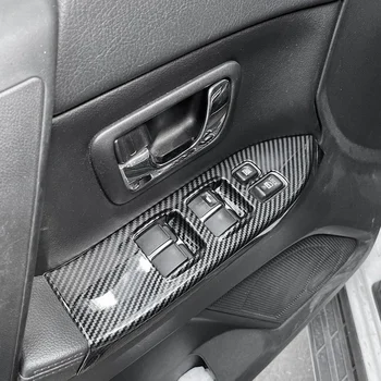 Autó belső ajtópanel ablakkapcsoló Vezérlőpult keret burkolat Mitsubishi Pajero Montero V87 V93 V95 V97 V98 07-22 alkatrészek