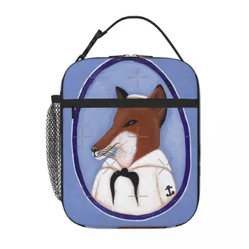 Foxy Sailor Lunch Tote uzsonnás doboz szigetelő táskák szigetelt uzsonnás táska