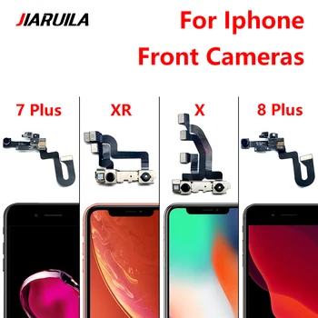 10 db első hátsó hátsó kamera forma IPhone 7 8 Plus X XR XS Max közelségérzékelő elülső kamera Flex kábel telefon alkatrészek
