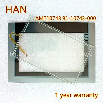 AMT10743 91-10743-000 Érintőképernyős képernyő digitalizáló AMT 10743 védőfólia fedőlap
