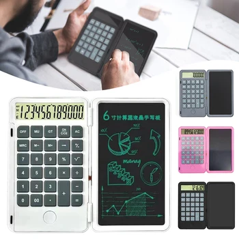 Összecsukható kézírás számológép Tanulás Üzleti iroda hordozható kijelző számológéphez Összecsukható LCD írópad számológép 0