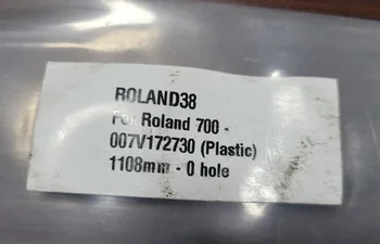 4 darab/tétel 1102x56x1mm 1140x40x1mm 1108mm 0 lyukú műanyag kaparó mosogatópenge Roland 700-hoz 3