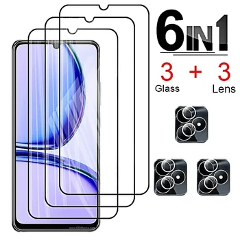 6IN1 edzett üveg Realme C53 C55 C31 C33 C30s kamera objektív képernyővédő fólia Realme C 35 31 33 védőüveghez