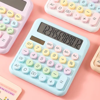Dopamin kalkulátor Nagy képernyős 12 számjegyű kijelző számológép Jó megjelenésű nagygombos számítástechnikai gép irodai iskola számára
