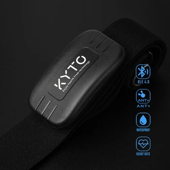 KYTO pulzusmérő mellkasi heveder Bluetooth 4.0 ANT öv fitnesz intelligens érzékelő vízálló felszerelés edzőterem szabadtéri sportokhoz