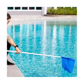 Pool Skimmer, Pool Skimmer Net, Swimming Pool Leaf Skimmer Net Nagyobb kapacitású medenceháló tisztításhoz, törmelék eltávolításához 2