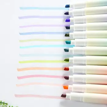 4Pcs hordozható jelölők tollak színes kiemelő tollak színes jelölők DIY scrapbooking tervezőhöz Naptár Dropship 4