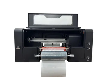  Tintasugaras A3 tekercsnyomtató Ab film UV nyomdagép Dtf wrap matricanyomtató laminálóval és FOB árral 2