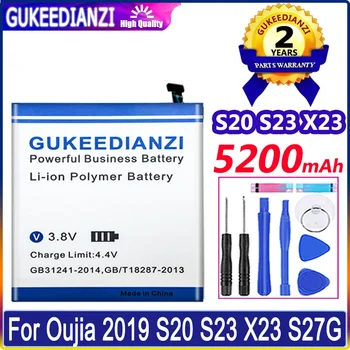 GUKEEDIANZI akkumulátor 5200mAh Oujia 2019 S27G S20 S23 X23 mobiltelefon Bateria