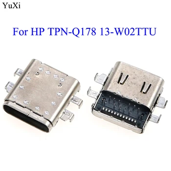 YuXi 2db HP TPN-Q178 13-W02TTU C típusú USB DC töltőaljzat csatlakozójának cseréje