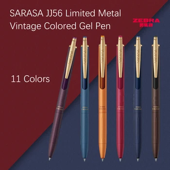 1db SARASA vintage gél toll JJ56 retro színes tinta fém korlátozott tolltartó aláírás toll irodai iskolai kellékek 0