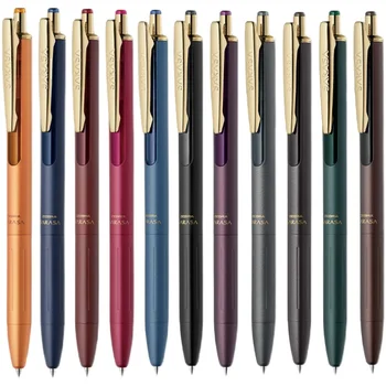 1db SARASA vintage gél toll JJ56 retro színes tinta fém korlátozott tolltartó aláírás toll irodai iskolai kellékek 1
