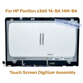 Eredeti HP Pavilion x360 14-BA 14-BA sorozatú LCD kijelző érintőképernyős digitalizáló szerelvény 14-ba001la 14-BA002LA 14-BA003LA