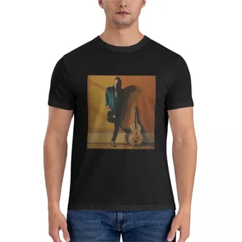 nyári divatú póló férfiak Chris Whitley festmény Klasszikus póló hippi ruhák sima póló Póló rövid grafikus pólók