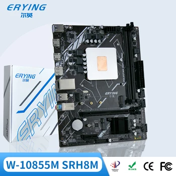 ERYING Gaming PC alaplap alaplappal alaplap alaplappal Xeon CPU Kit W-10855M W 10855M SRH8M(NO ES) 2,8 GHz 8Mag 16Threads 12MB alaplap