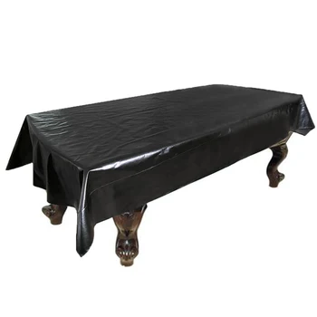  vadonatúj asztalvédő porvédő Fekete / barna porálló beltéri játékok bőr újrafelhasználható 7/8/9FT láb biliárdasztalhoz