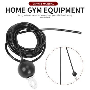 3 méter Edzőterem állítható kábel drótkötél Nagy teherbírású acél pótalkatrészek otthoni edzőteremhez Fitness kábel