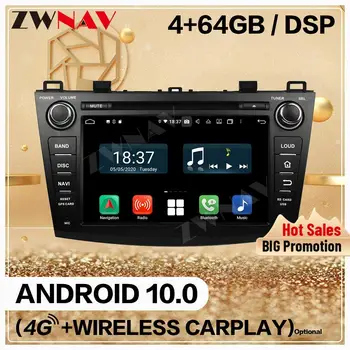 128G Carplay 2 Din Mazda3 Mazda 3 2009 2010 2011 2012 Android képernyő multimédia lejátszó Audio rádió GPS Navi egység Auto sztereó