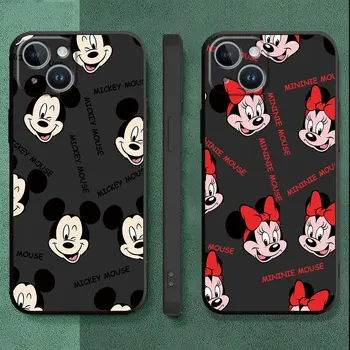 Phone Case Apple iPhone 13 7 6s 12 Mini 11 Pro 14 SE 8 Plus XS X 15 Pro Max XR táska páncéltok szilikon Disney Mickey egér