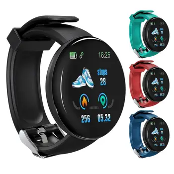 1 ~ 10PCS Smart Watch kerek vérnyomásmérő pulzusmérő férfi fitneszkövető SmartWatch Android IOS női sport elektron 5