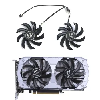 2DB 85MM 4PIN IGame GTX1650 GPU ventilátor színes IGame Geforce GTX 1650 Super Ultra 4G grafikus kártya hűtéshez