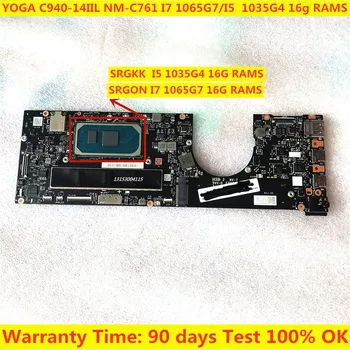 nm-c761 Alaplap yoga c940-14iil Lenovo notebook számítógép srg0n i5 1035g4/ I7-1065G7 CPU és 16G RAM 100% teszt OK