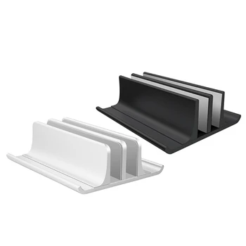 E9LB függőleges laptop állvány állítható bővítőhelyek alumínium asztali táblatartó támogatás
