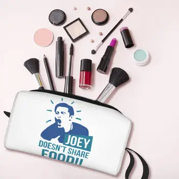 Friends TV Show Travel kozmetikai táska nőknek Joey nem osztja meg az ételt Smink piperecikkek szervezője Női szépség tároló Dopp készlet 2