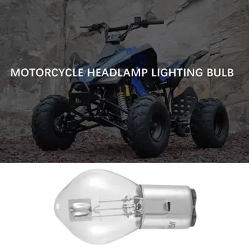 Motorkerékpár világítás 10X fényszóró izzó 12V 35W B35 BA20D üveg alkalmas GY6 ATV moped robogóhoz