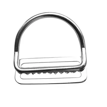 Búvárkodás 16 rozsdamentes acél súlyöv/mászóheveder tartó & D gyűrű