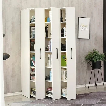 Fenyő könyvespolc push-pull porálló könyvespolc Gyermek kerekes könyvespolc Fiók típusú cserélhető tárolószekrény szekrény