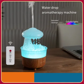 Mini Water Rain Drop légnedvesítők Aroma diffúzor illóolaj parfüm Cloud Cool Mist Maker otthoni hálószoba autóhoz 가습기 향수 디퓨저