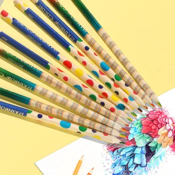 4 szín 1-ben szivárványszínű ceruzák Válogatott színek rajzoláshoz színezés vázlatceruzák rajzoláshoz Írószerek előélezett