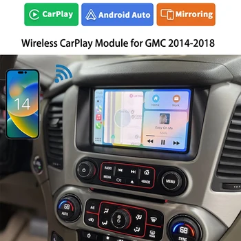 2023 Legújabb Apple GPS térkép CarPlay Android automatikus utólagos felszerelés a GMC Yukon Sierra Canyon 2014-2018 OEM autó multimédiás infotainment
