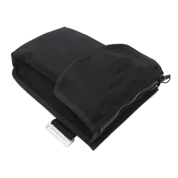 1 darab Műszaki búvár tároló táska fekete fém + szövet rögzíthető a lábhoz BCD állítható Swater Sport búvárfelszerelés