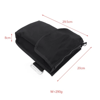 1 darab Műszaki búvár tároló táska fekete fém + szövet rögzíthető a lábhoz BCD állítható Swater Sport búvárfelszerelés 5